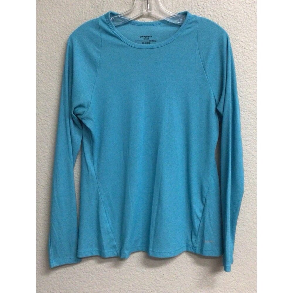 Patagonia Capilene Weight 2 Baselayer Top Shirt Women’s Blue Long Sleeve Large